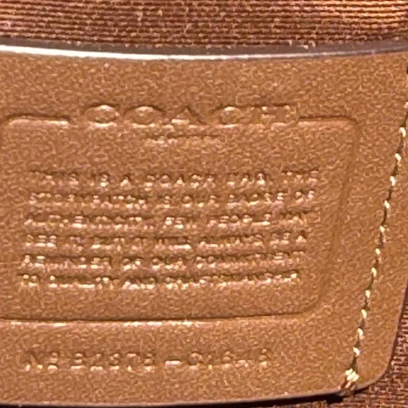 COACH Ellie File Bag in Gold/ Light Saddle NWOT - Picture 6 of 14